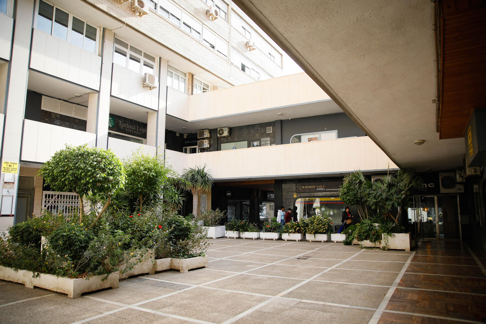 Estas son las imágenes de las galerías comerciales de la ciudad