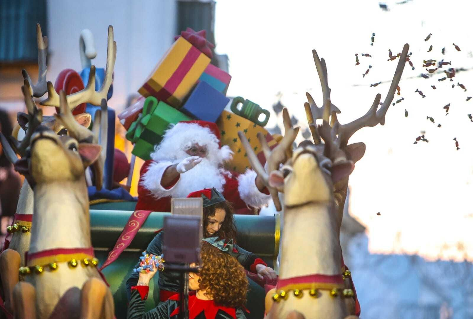 Cabalgata de Papá Noel en Chiclana