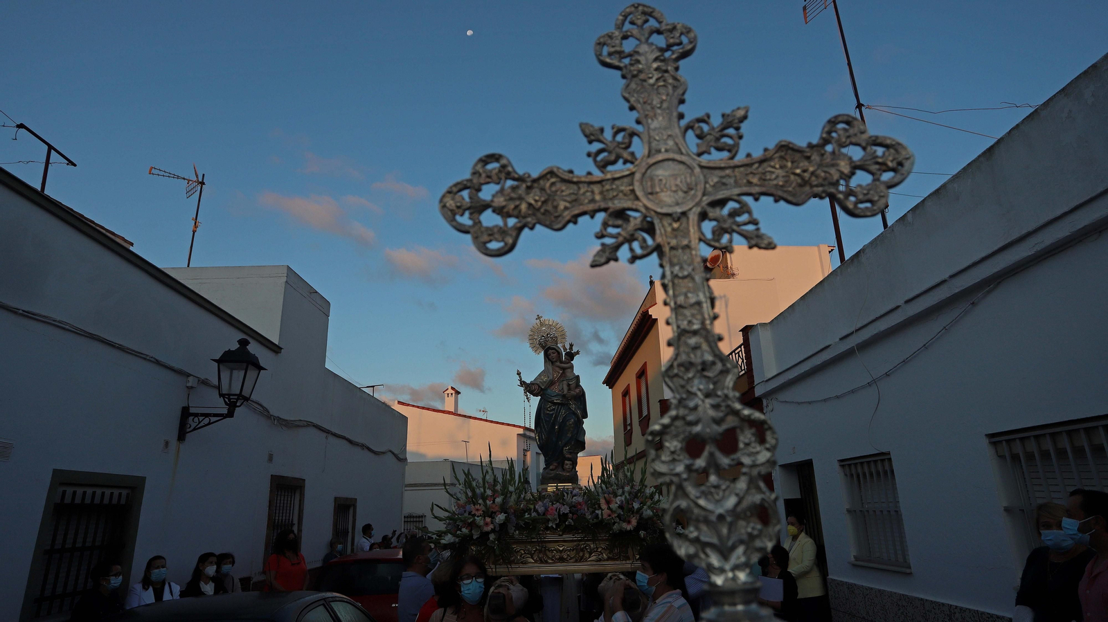 Fotos del Rosario de la Aurora de la Patrona de Los Barrios
