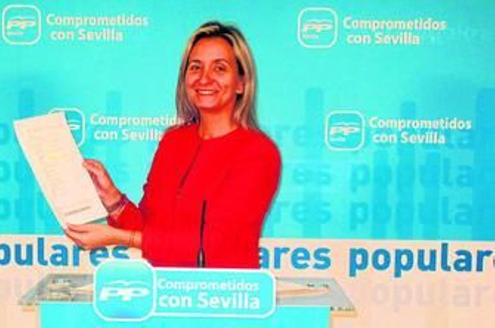 La parlamentaria por Sevilla Carolina Fernández Vigo, ayer.