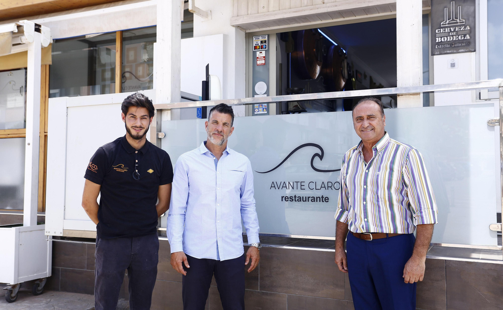 Pedro Calle, Koke Contreras y Juan Luis Pinto Doblas en Avante Claro.