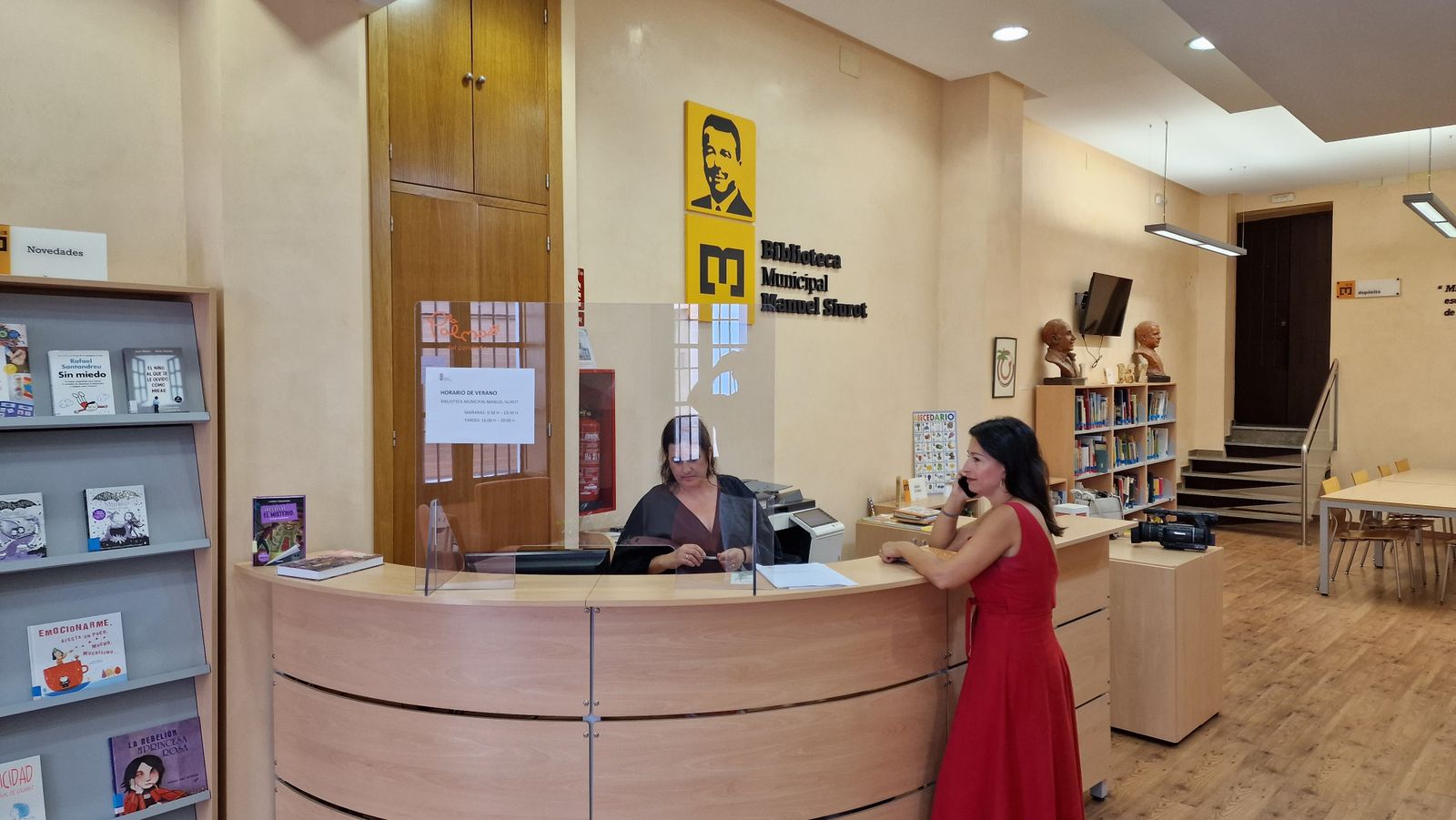 La biblioteca municipal Manuel Siurot de la Palma del Condado