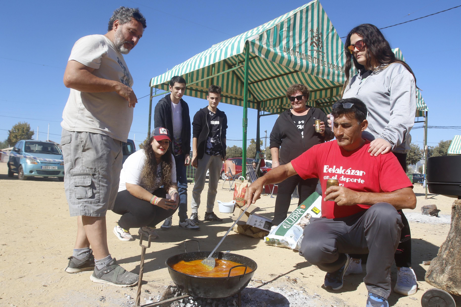 Los peroles por San Rafael, en fotografías