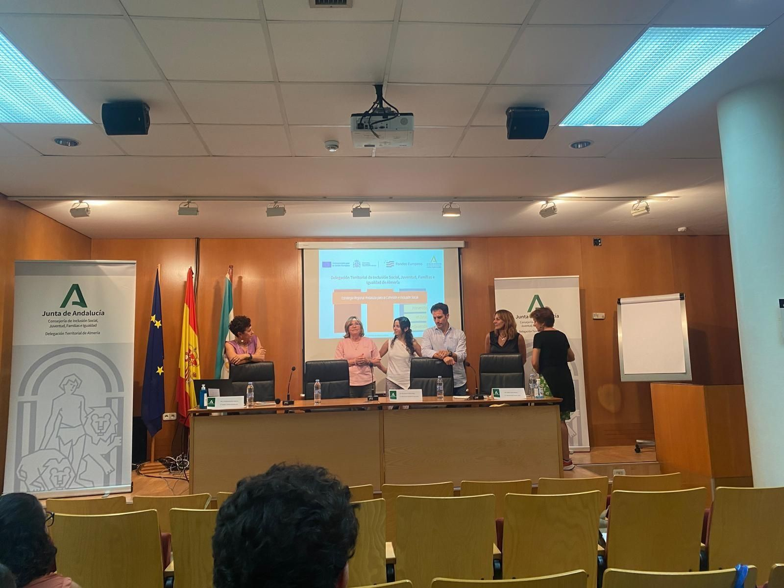 Jornada formativa y de bienvenida de la estrategia Eracis de Roquetas de Mar.