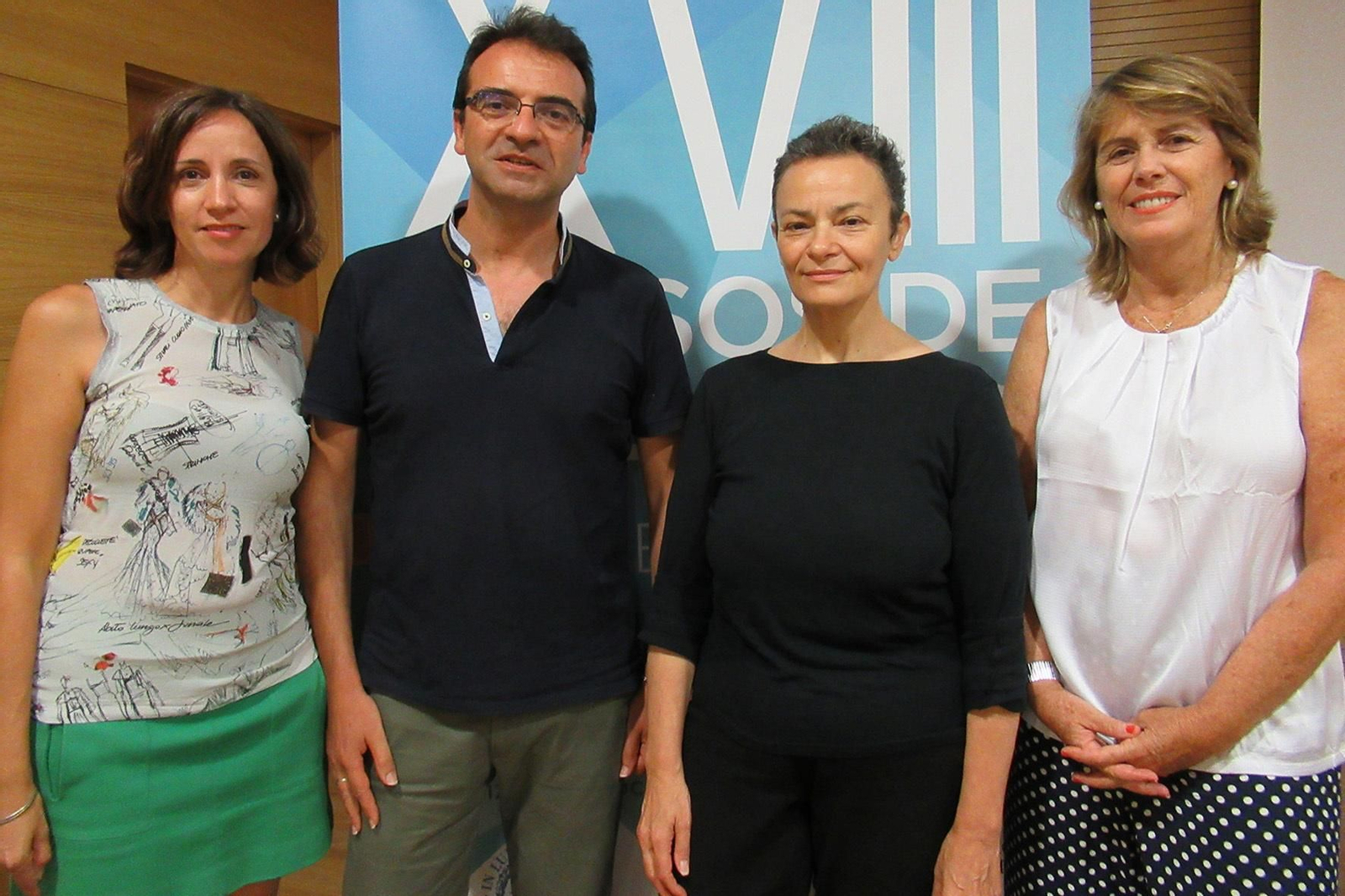Juan Sebastián Fernández, profesor de la UAL, Antonella Broglia e Isabel Guirao de A toda Vela.