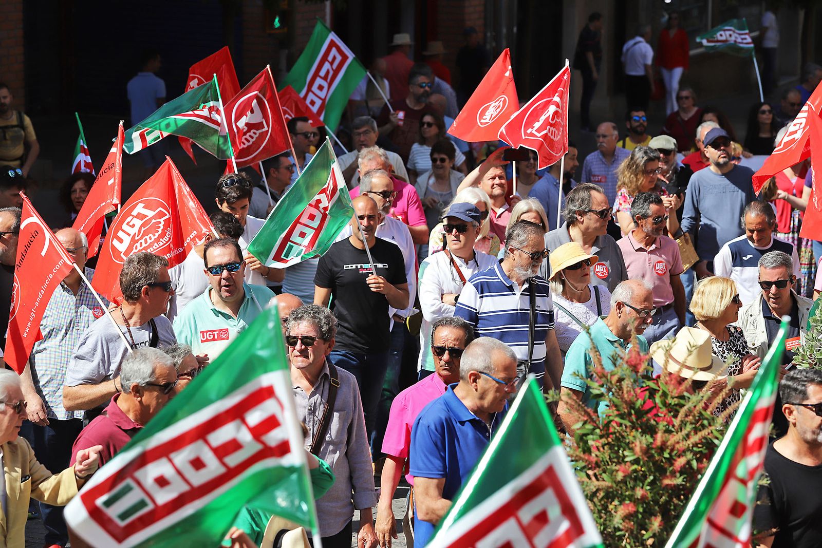 Imágenes de la Manifestación por el Día del Trabajador 2023 en Huelva