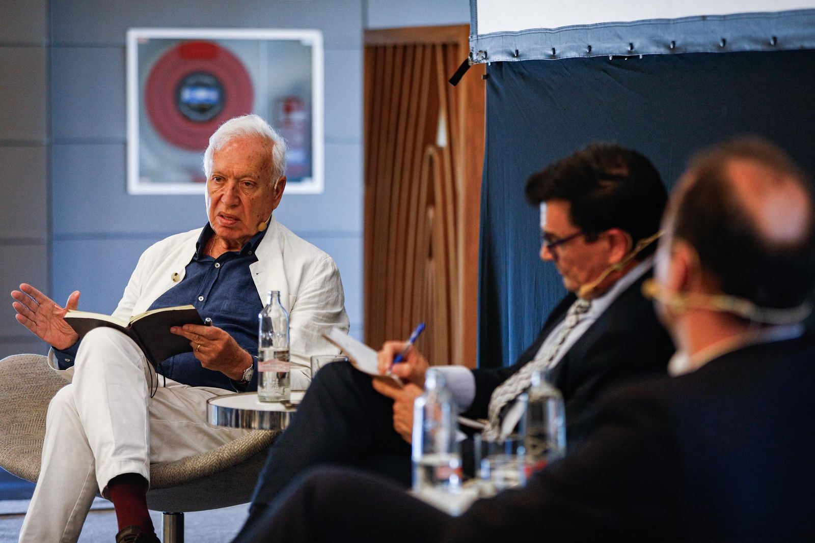 El exministro, durante su intervención en Cádiz.