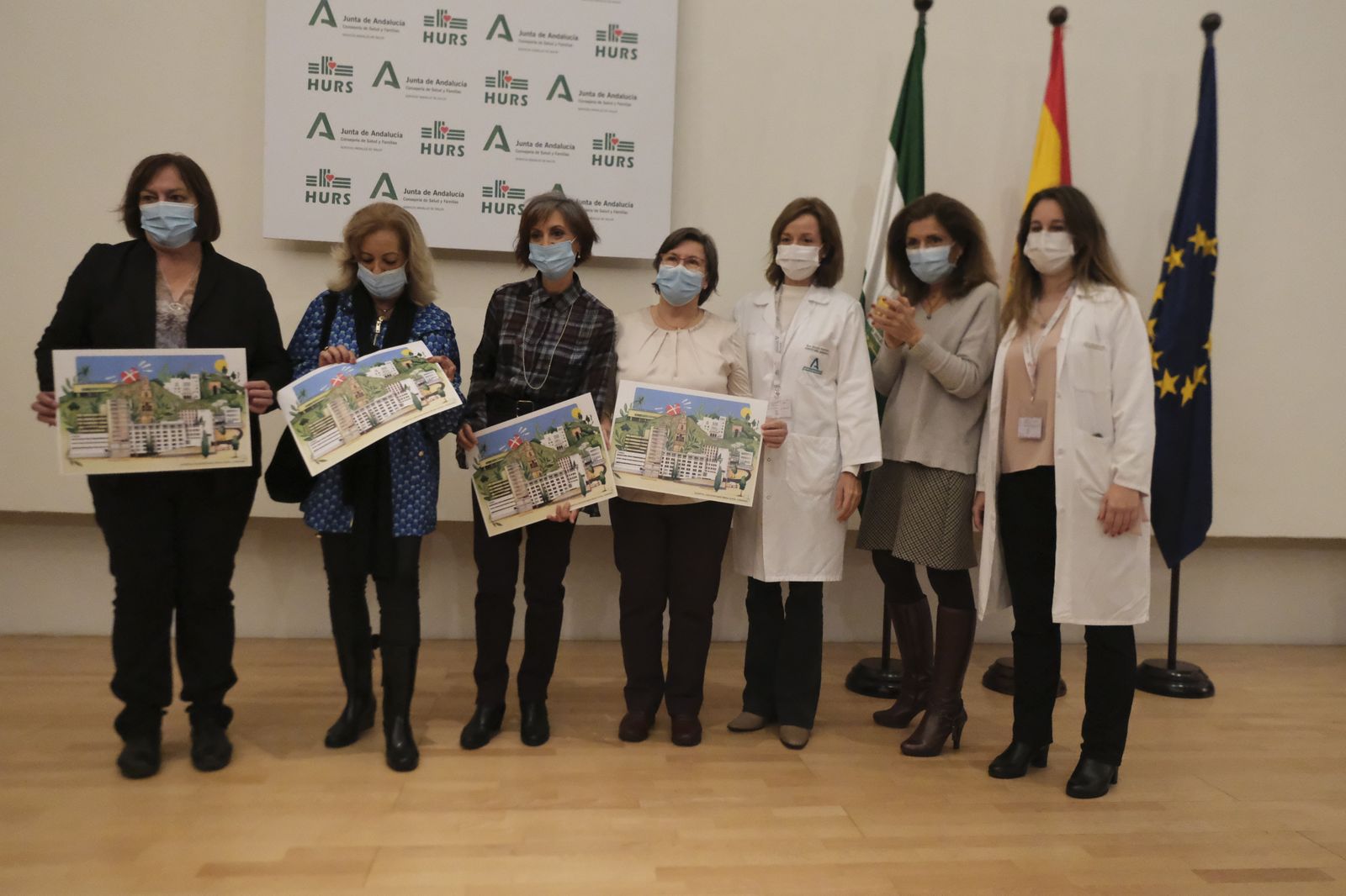 El homenaje del Hospital Reina Sofía a los jubilados de 2022, en imágenes