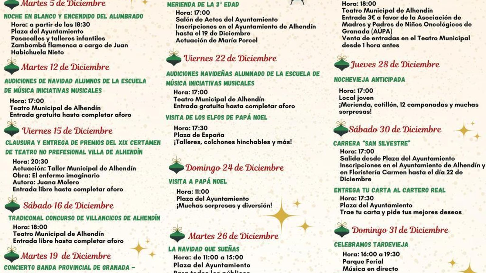 Programación Navideña