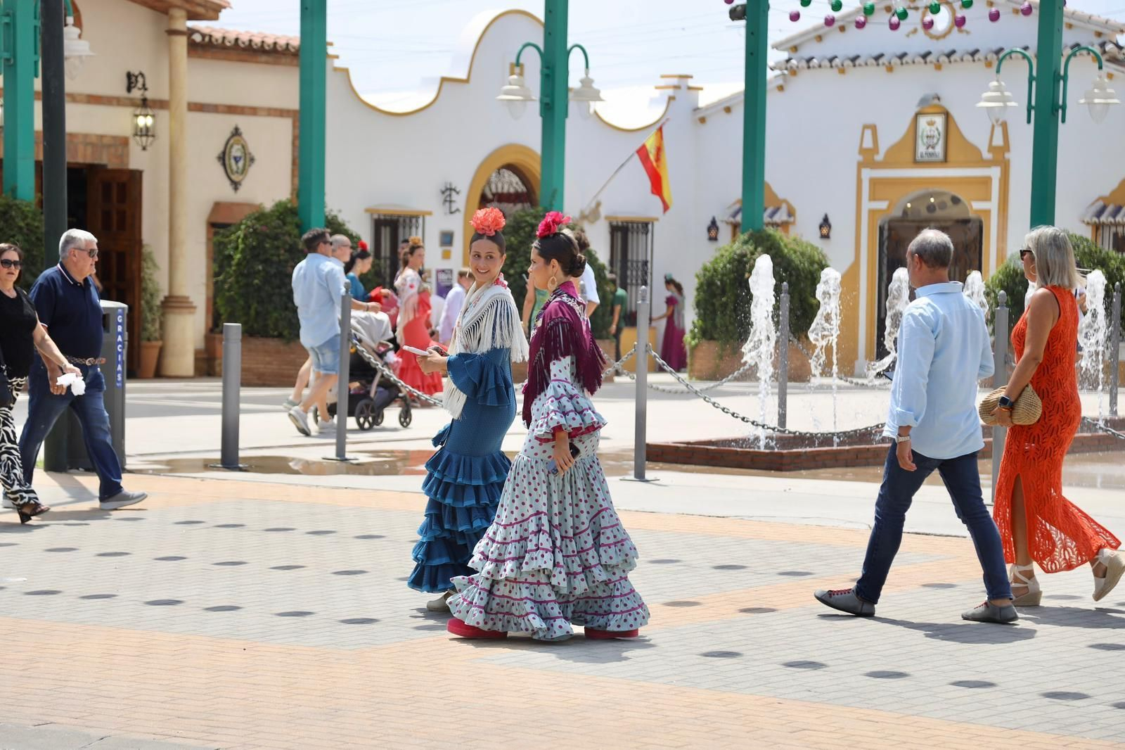 El domingo de Feria en el Real, en imágenes