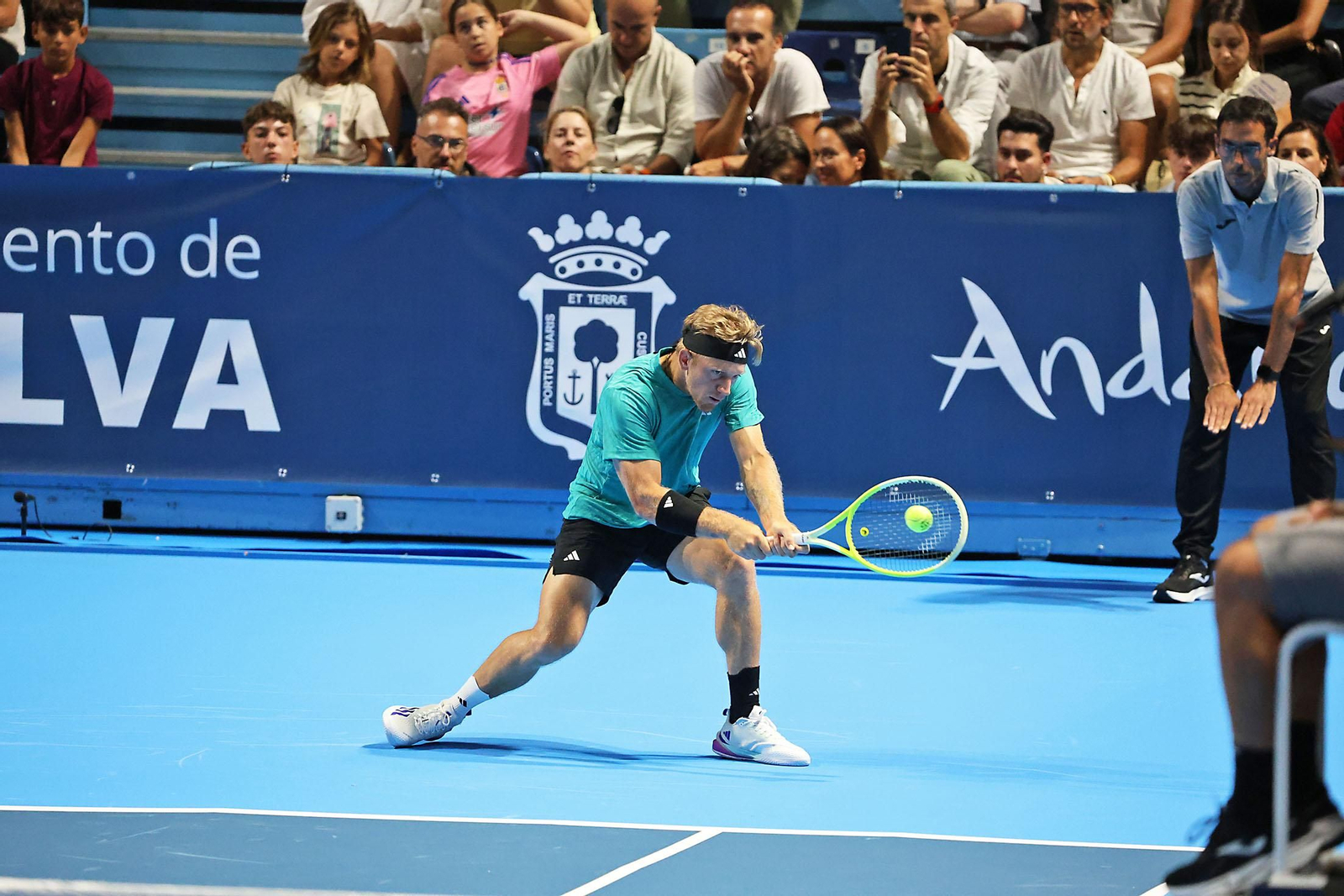 Imágenes de la final masculina de la Copa del Rey de tenis entre Daniil Medvedev y Alejandro Davidovich