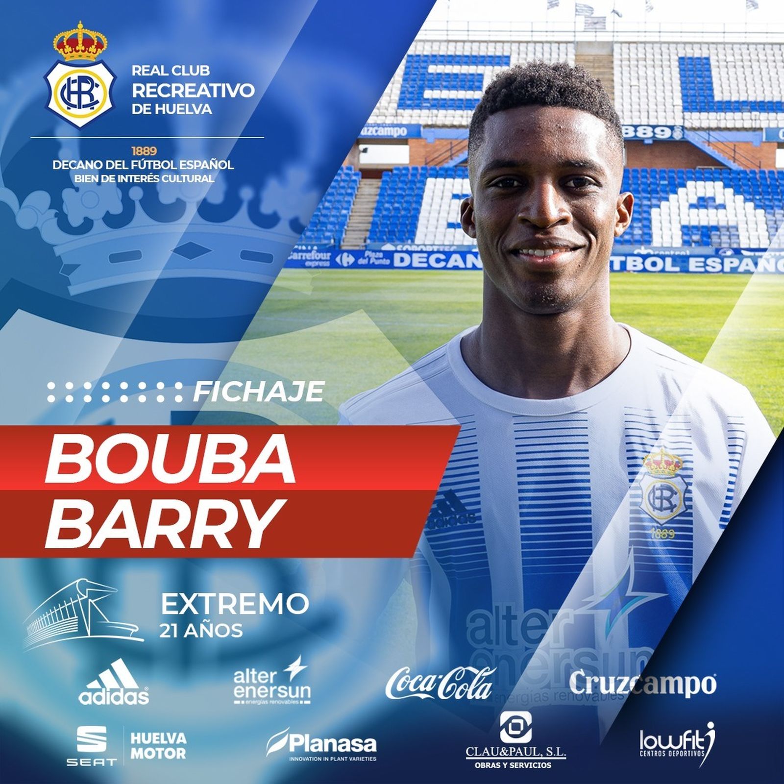 Bouba Barry, nuevo refuerzo para la parcela ofensiva del Decano