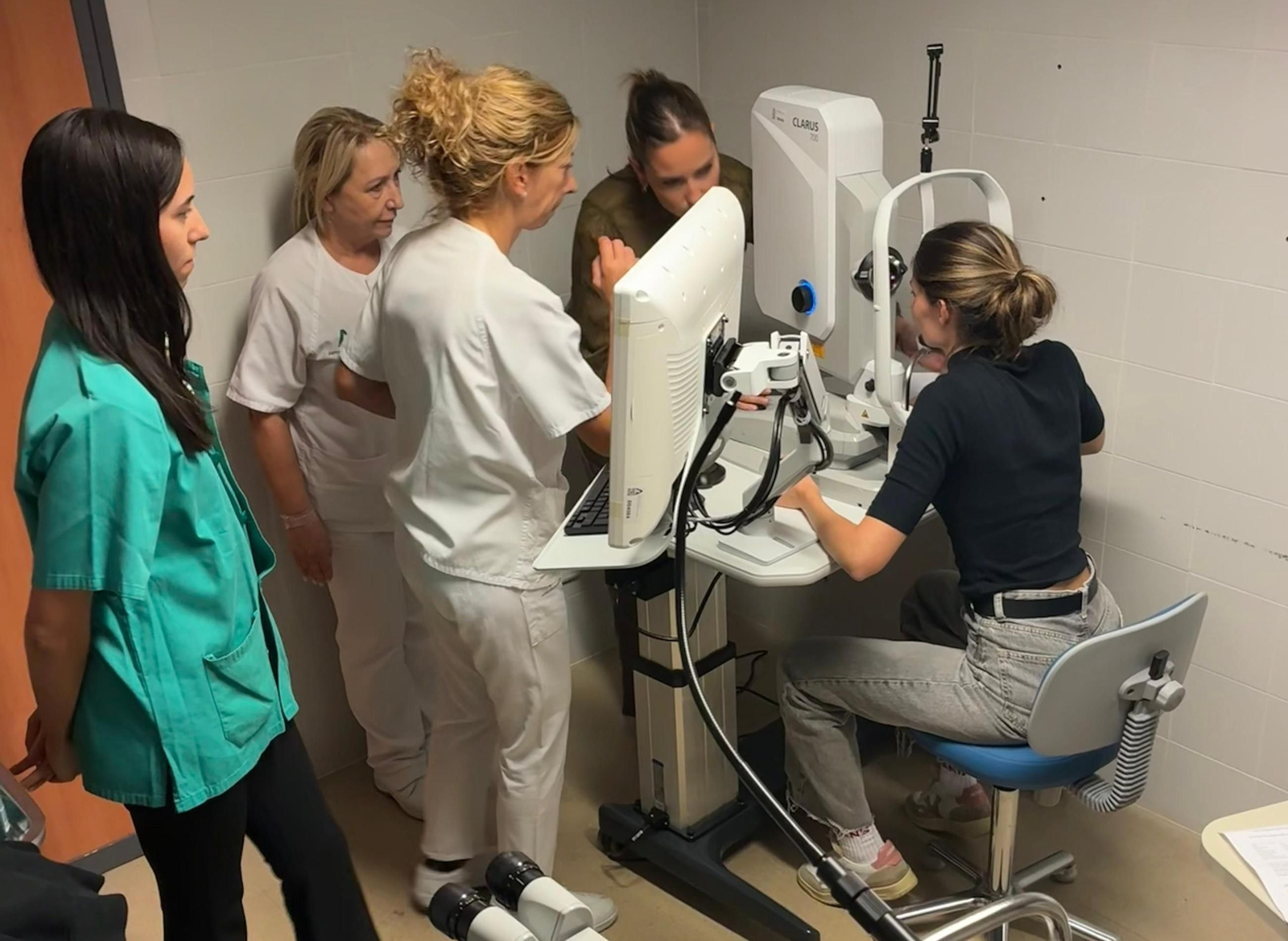 Consulta de Oftalmología.