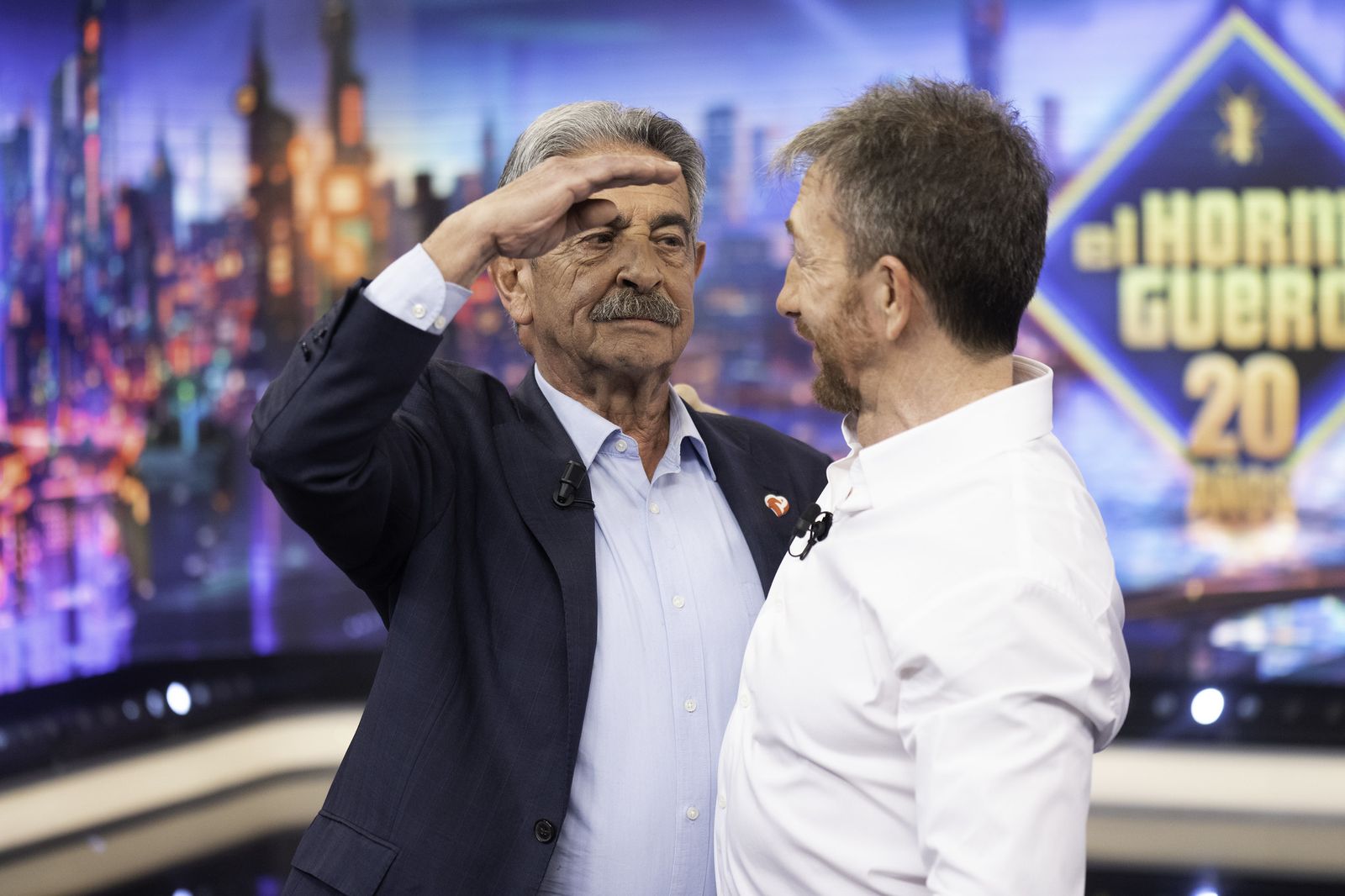 Miguel Ángel Revilla, uno de los invitados de esta semana en 'El Hormiguero', con Pablo Motos