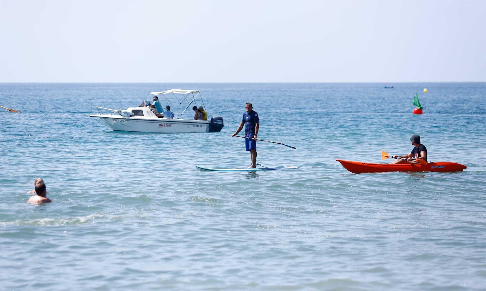 Último domingo de agosto en las playas de Málaga (fotos)