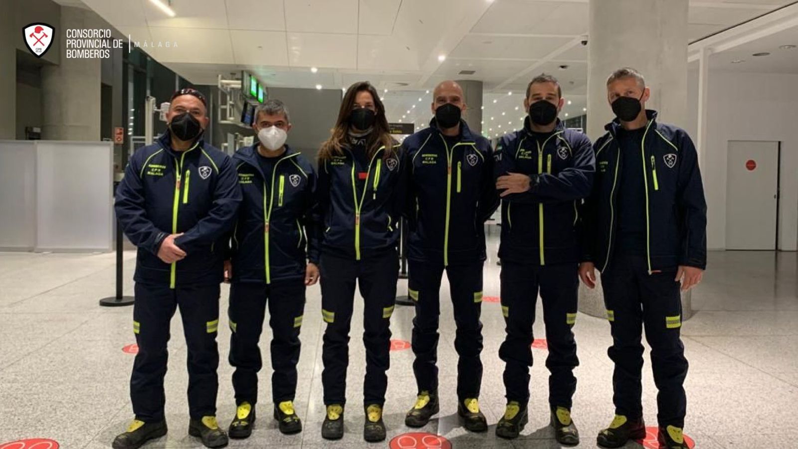 Un tercer equipo de bomberos del Consorcio Provincial de Málaga viaja a La Palma