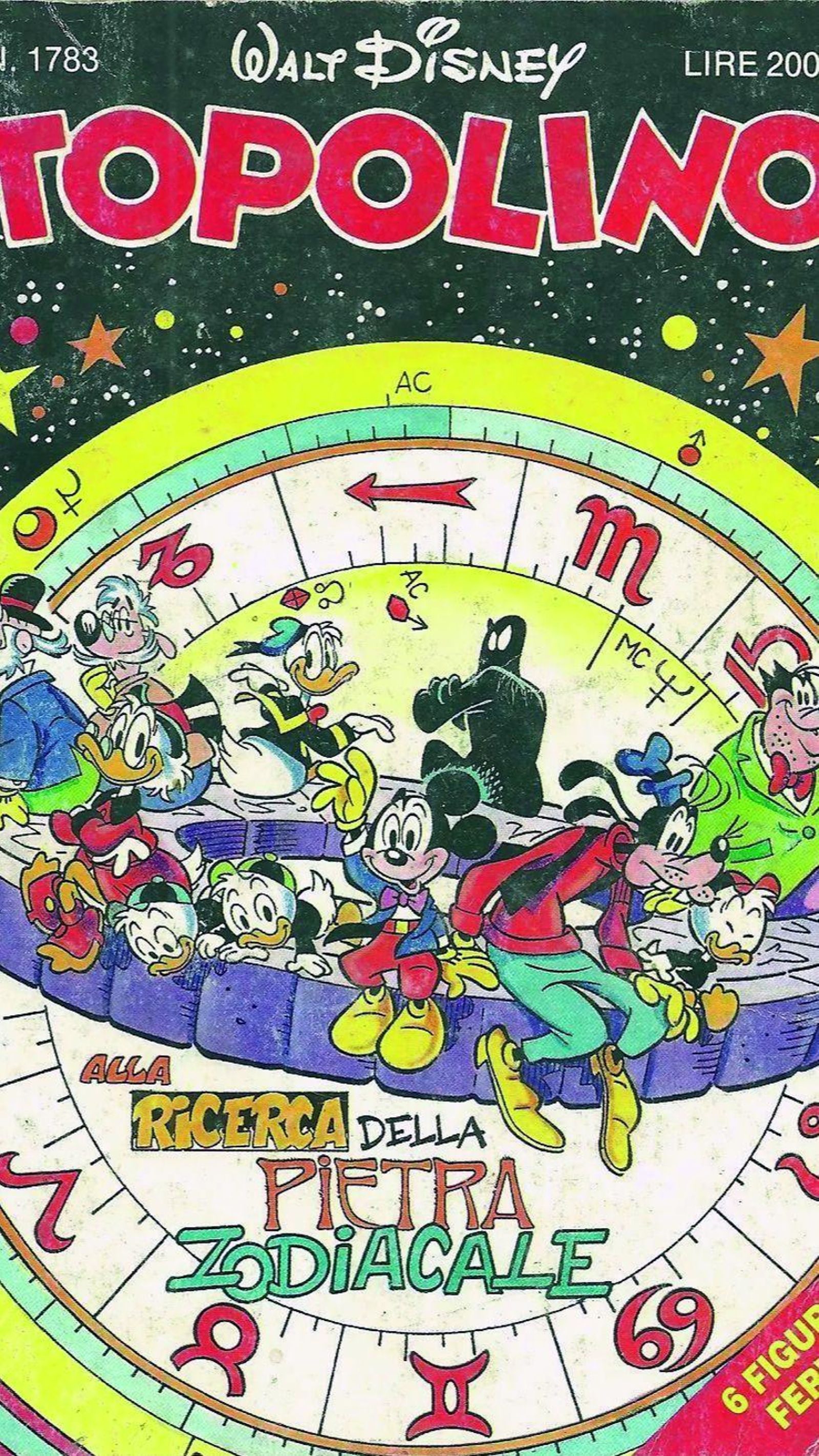 Portada original italiana de una de las entregas de la obra.