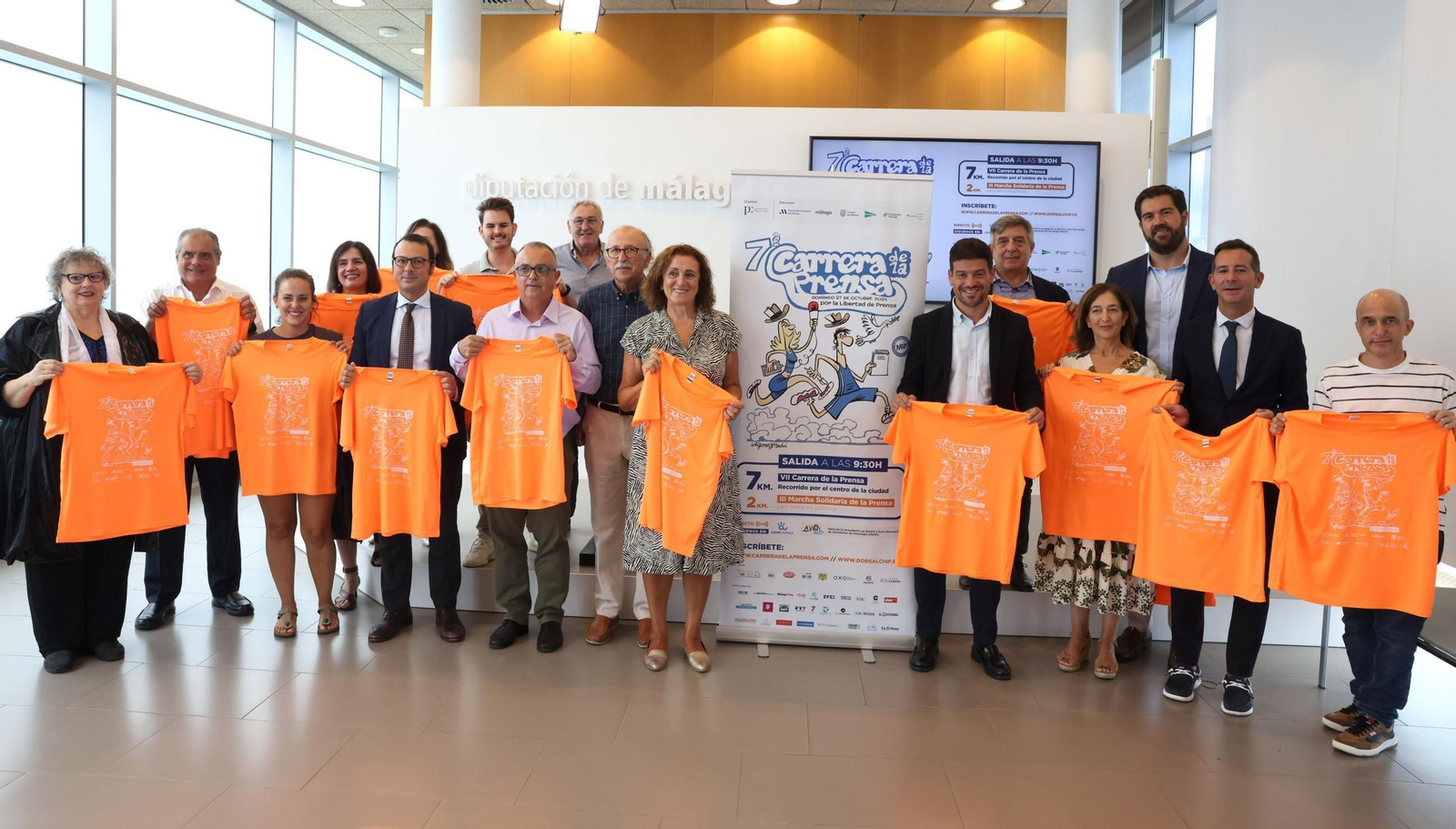 Presentación de la Carrera de la Prensa de Málaga.