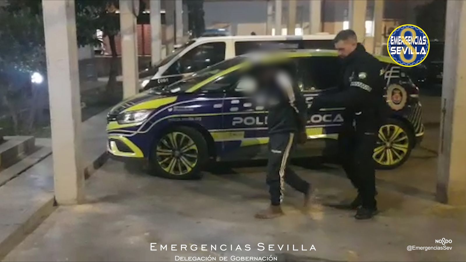 Traslado del detenido.