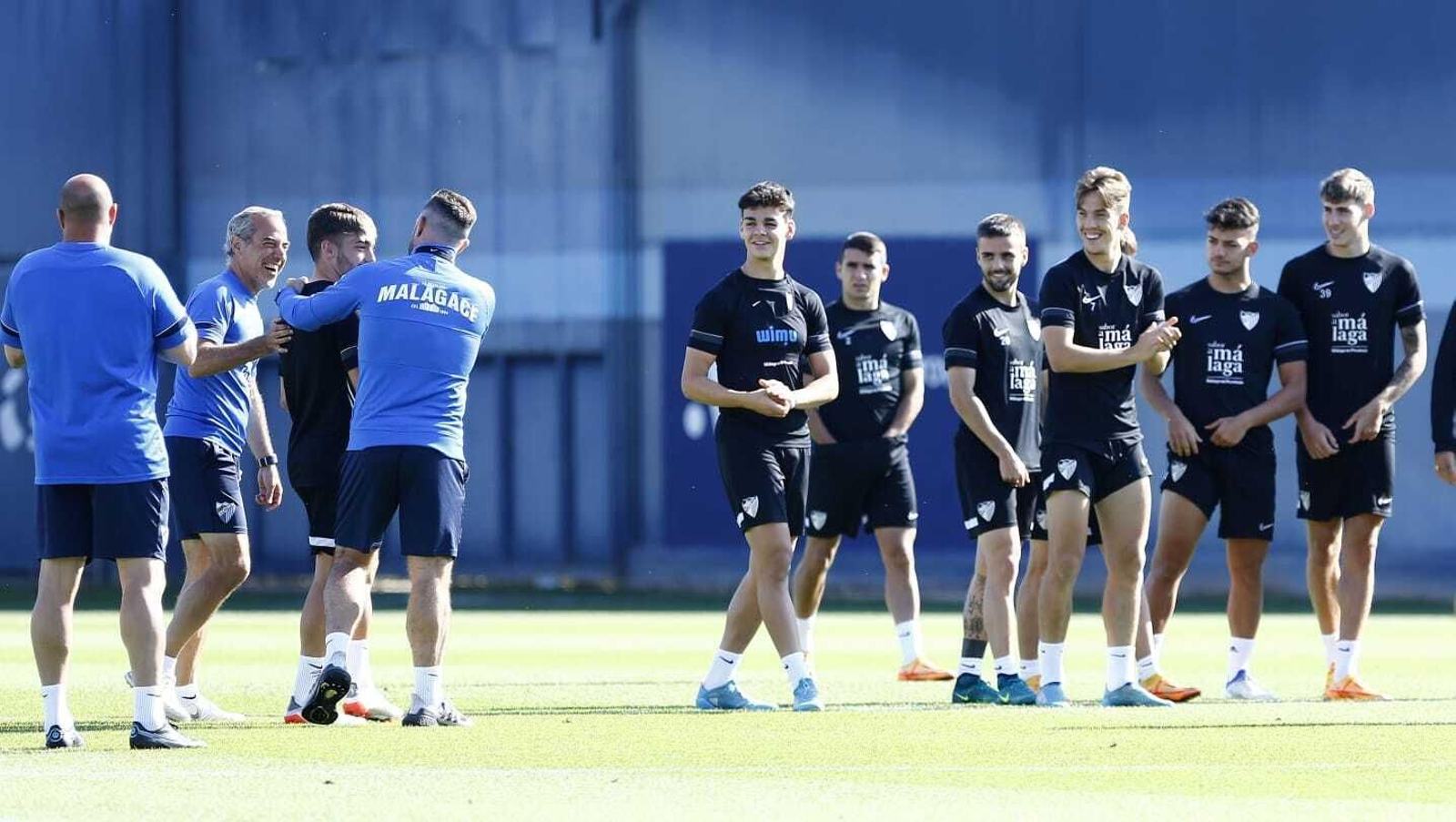 Las fotos del entrenamiento del Málaga CF antes de la visita del Oviedo