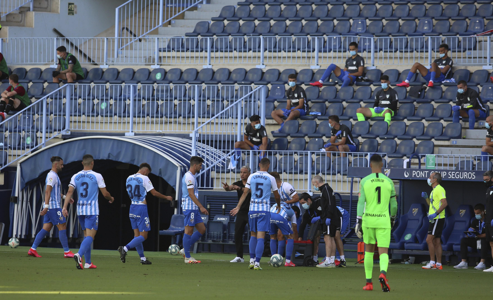 Las fotos de Sergio Pellicer en el Málaga