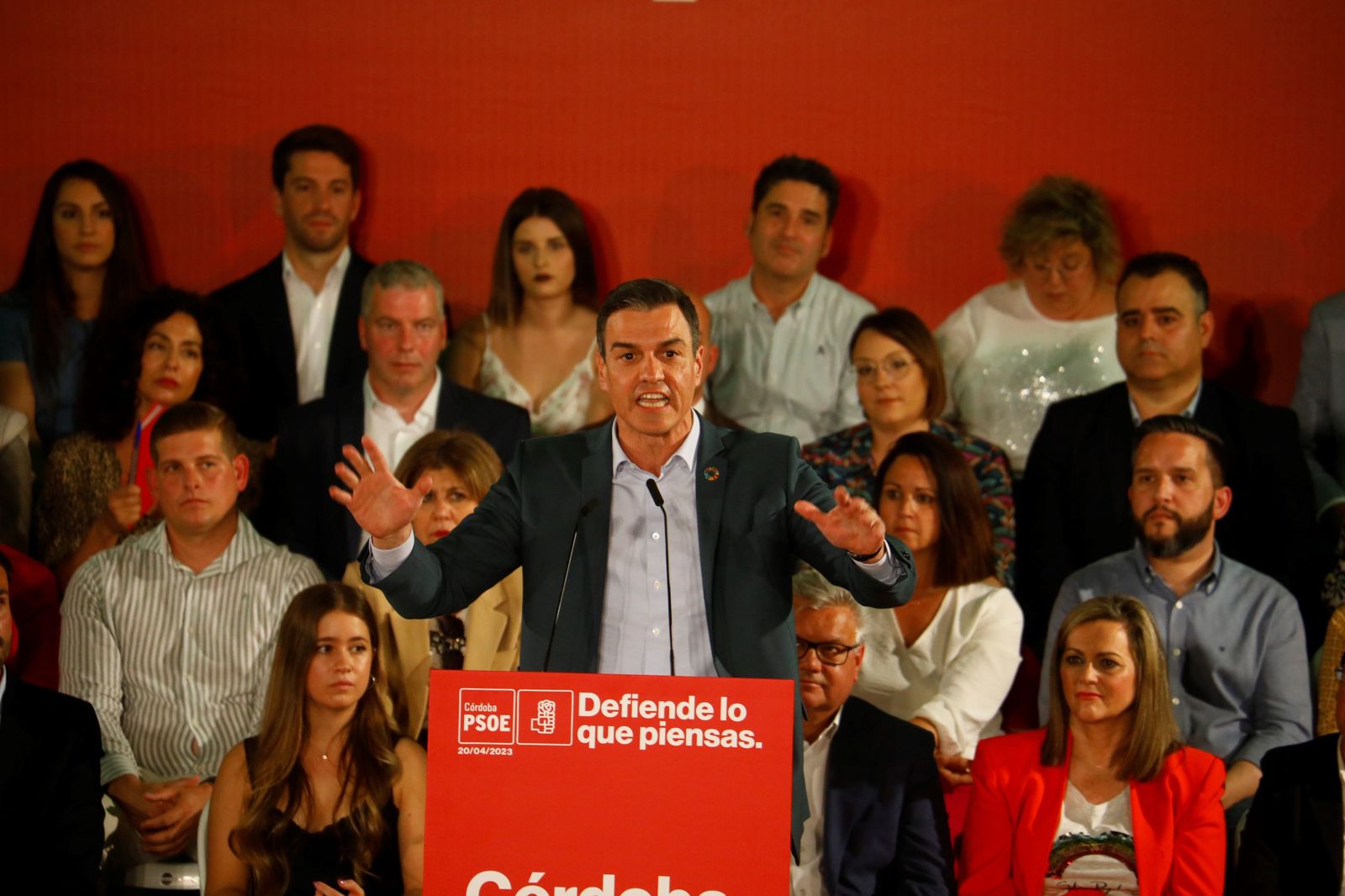 La visita de Pedro Sánchez a Córdoba, en imágenes