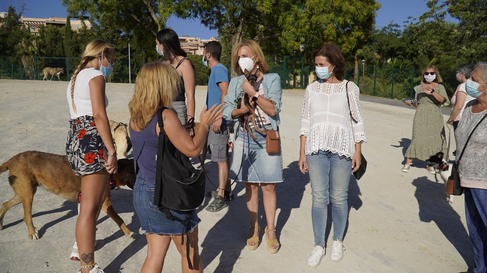 Parque de perros de la capital.