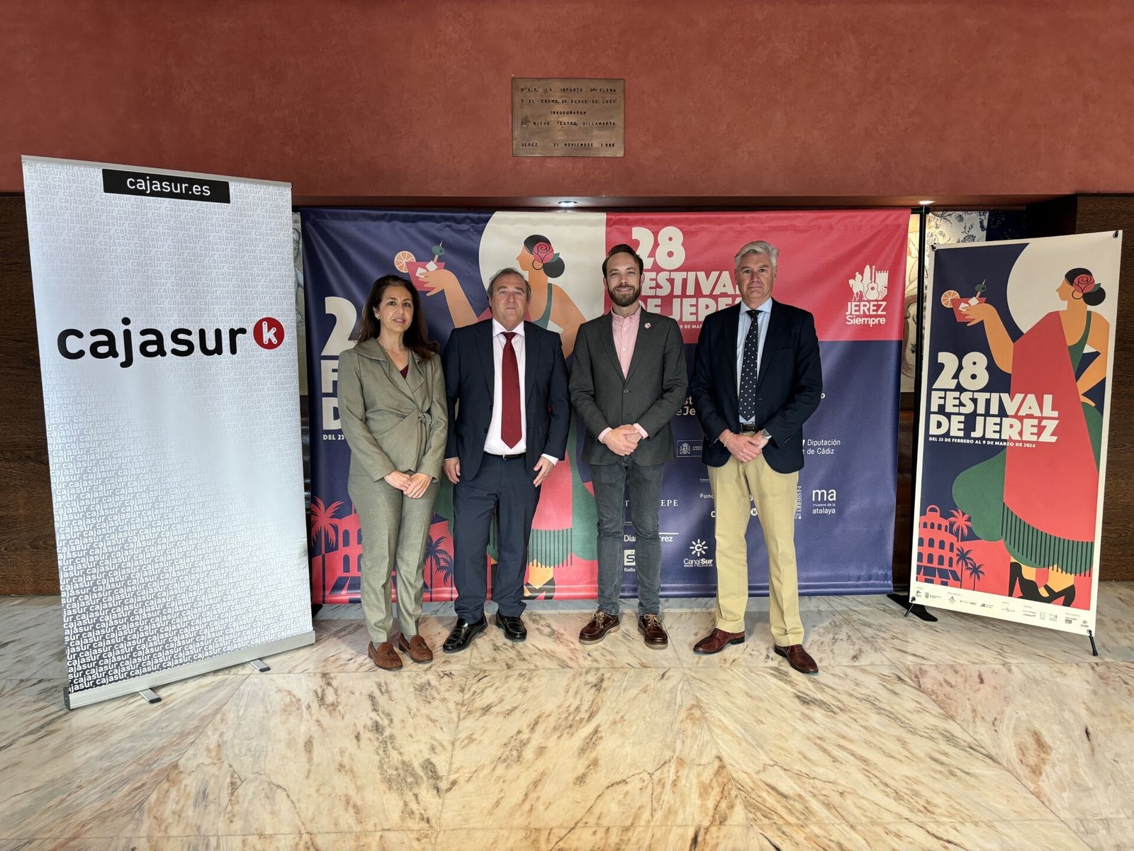 CajaSur renueva su convenio de colaboración con el Festival de Jerez.