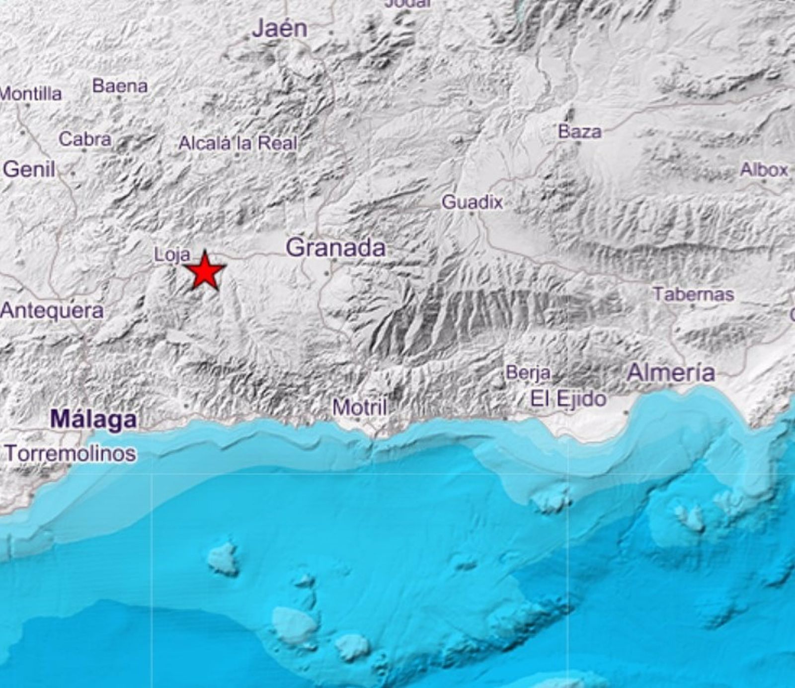 Terremoto de 3,9 grados de magnitud con epicentro en Salar (Granada).