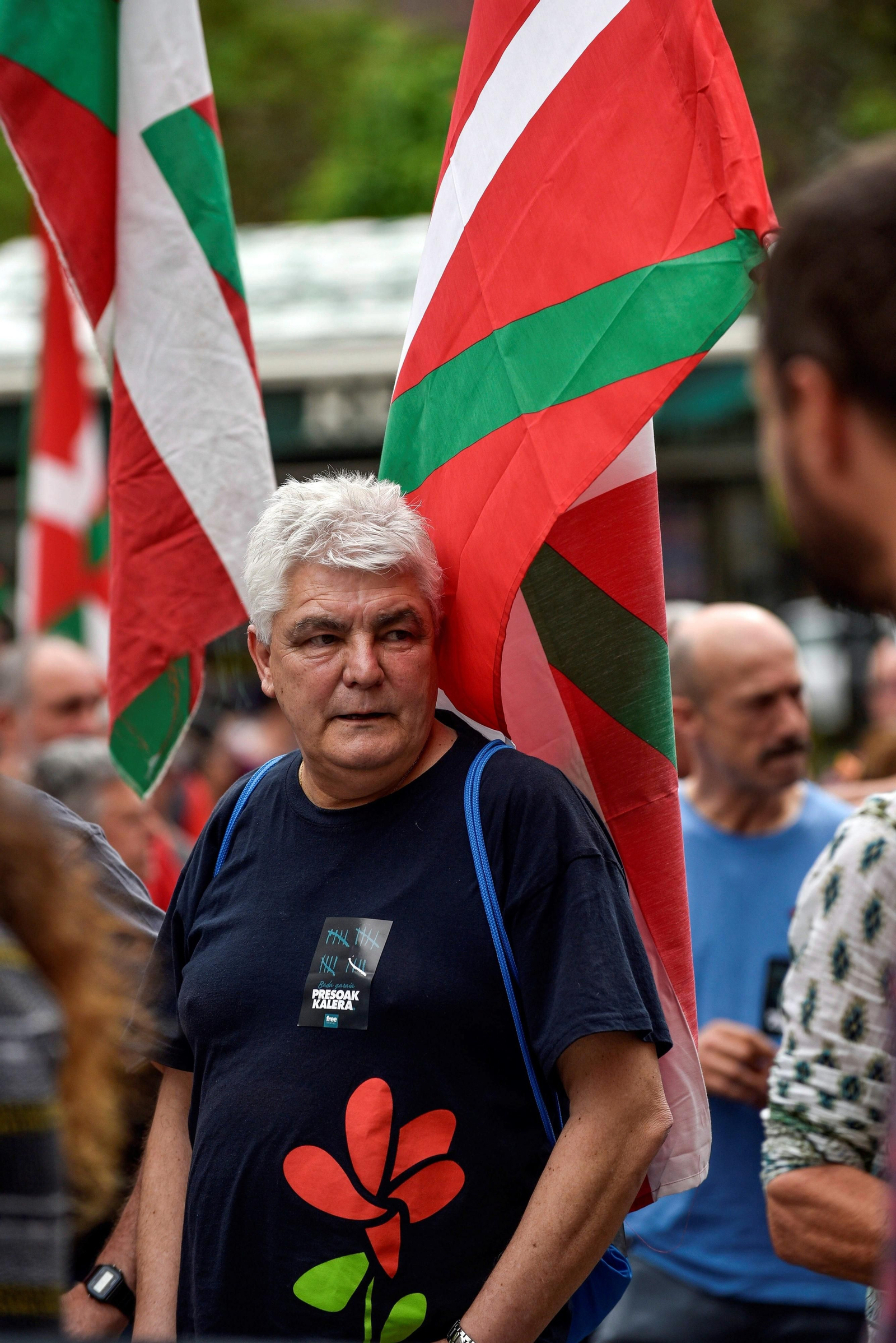 El ex miembro de ETA José Antonio López Ruiz, 'Kubati', el sábado en Bilbao.