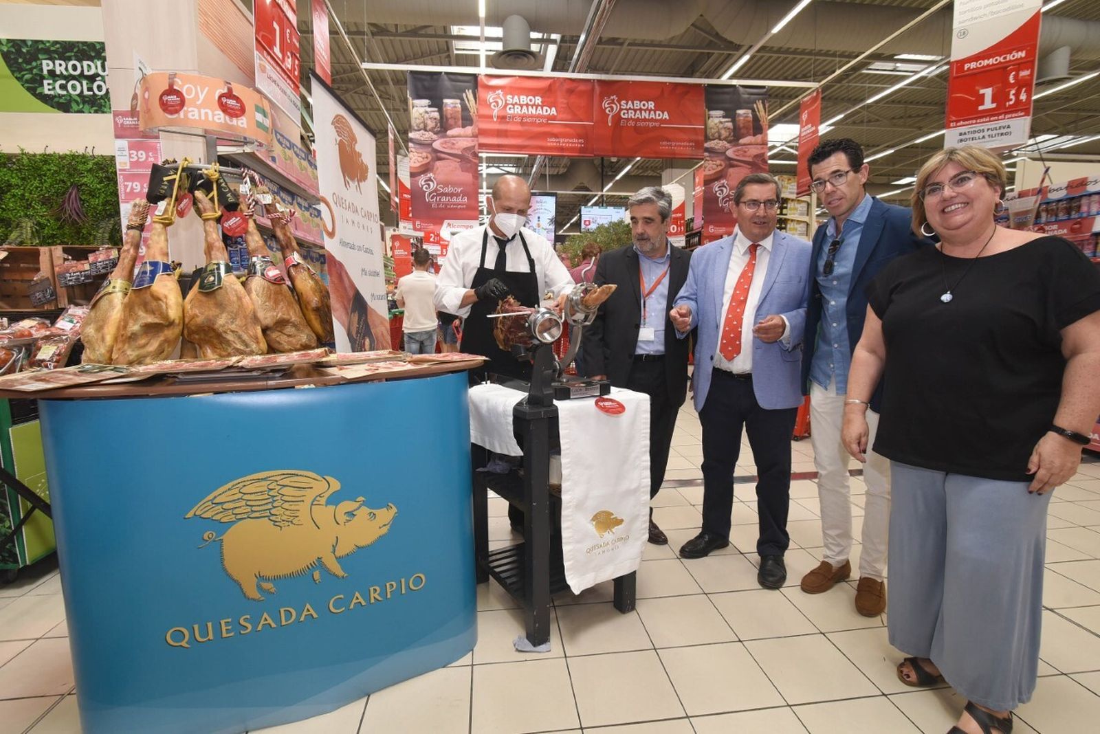 Diputación promociona los productos de 'Sabor Granada' en Alcampo