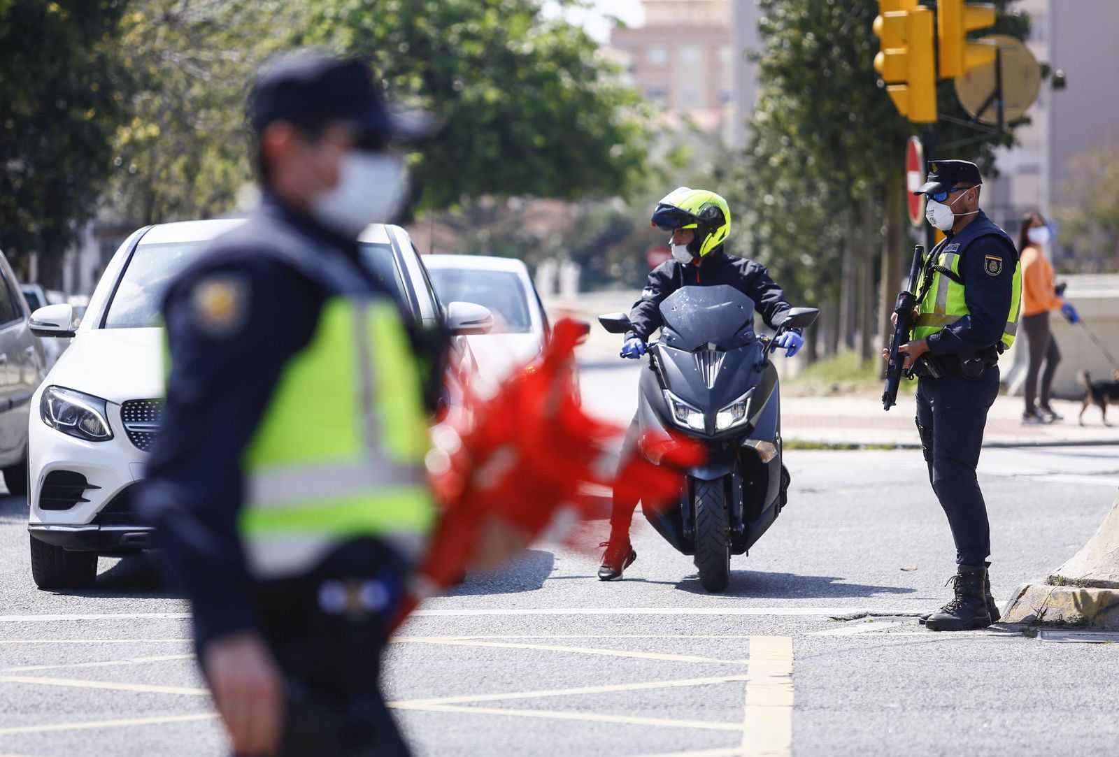 Coronavirus: Controles en las carreteras de Málaga, en fotos