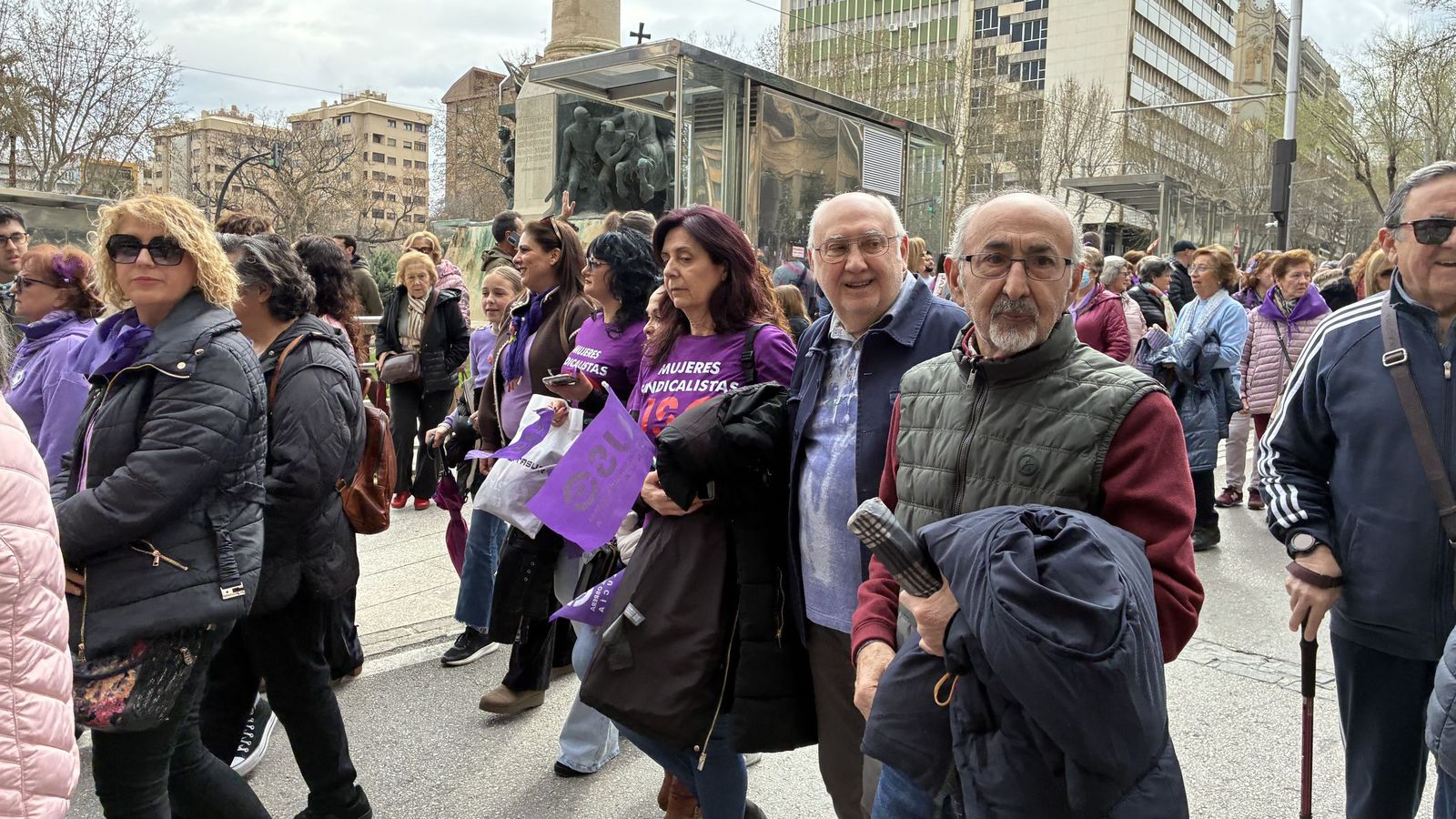 Manifestación del Día de la Mujer en Jaén.