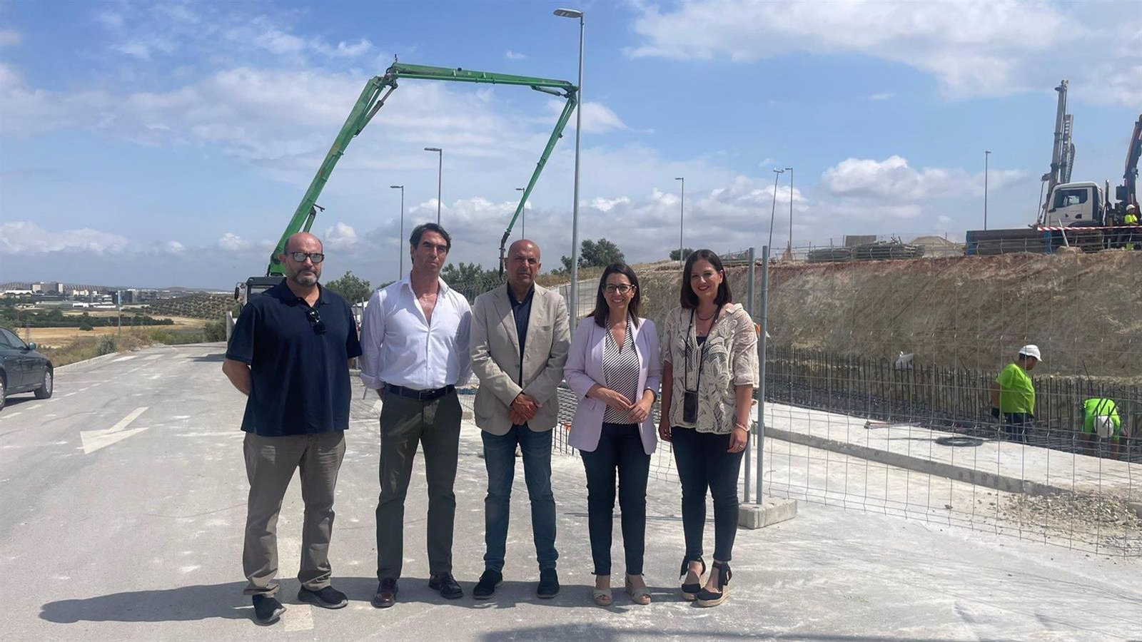 Visita institucional a las obras del Victoria Park. Visita institucional a las obras del Victoria Park.