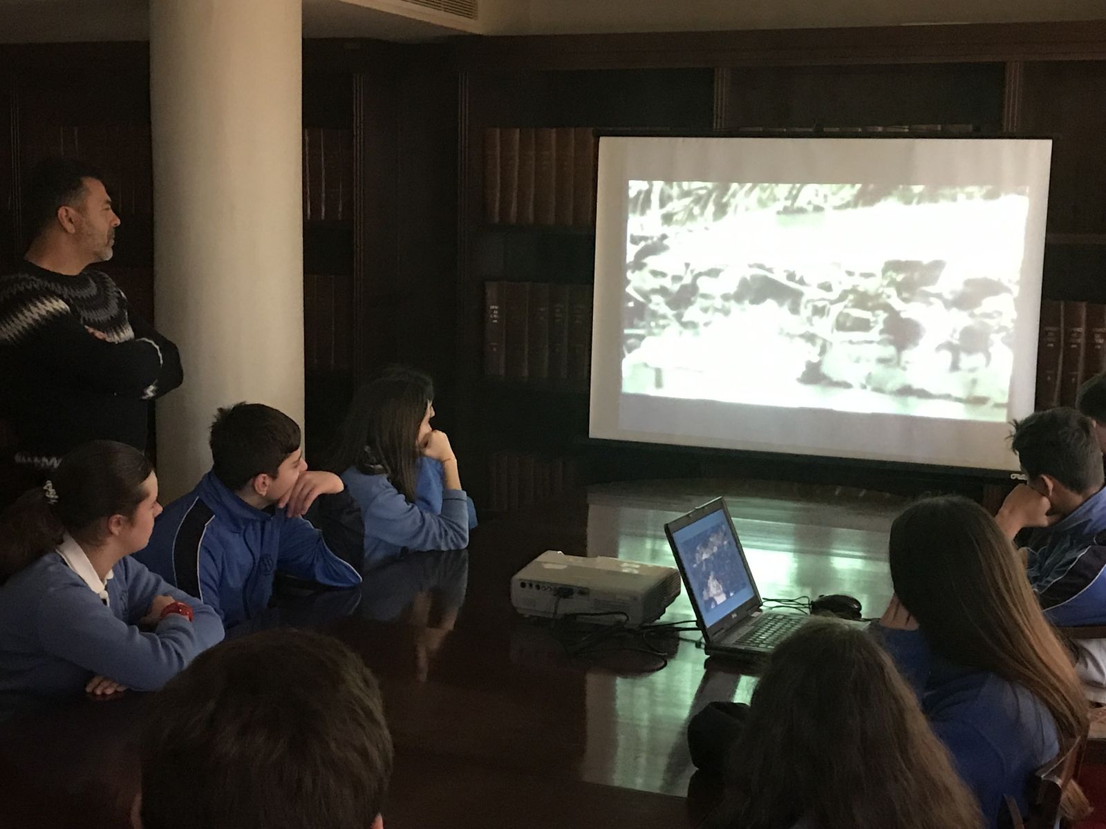 Visita del colegio San Vicente de Paúl