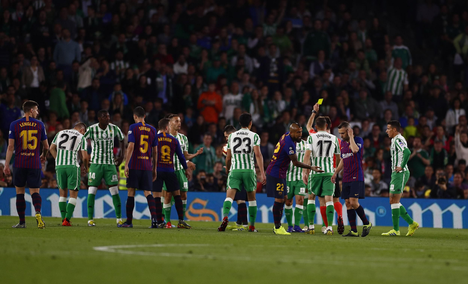 El Betis-Barcelona, en imágenes
