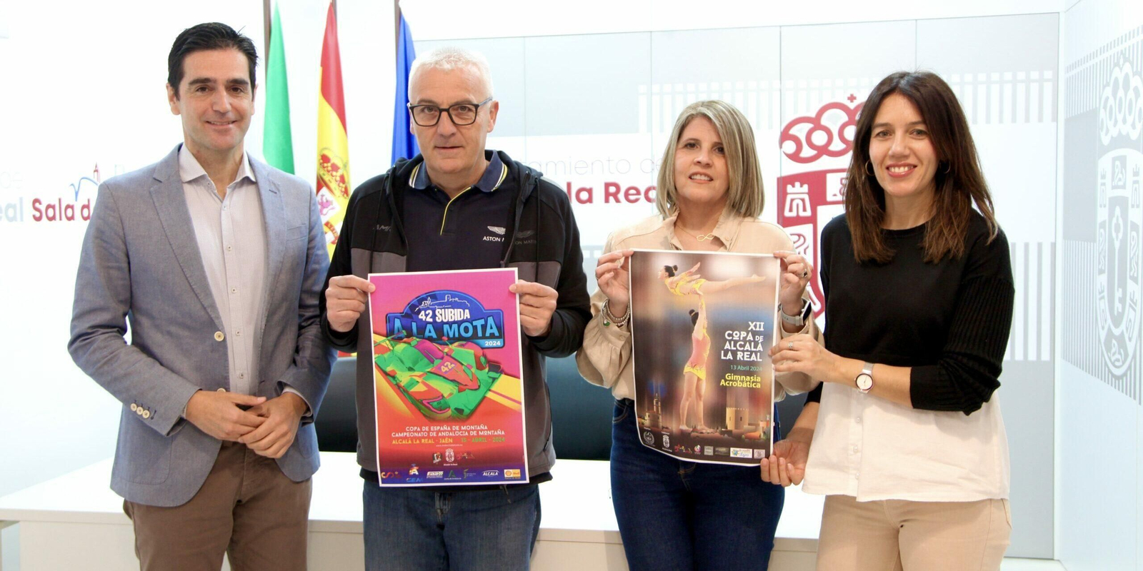 Presentación de la XLII Subida a la Mota y la XII Copa de Gimnasia Acrobática en Alcalá la Real.