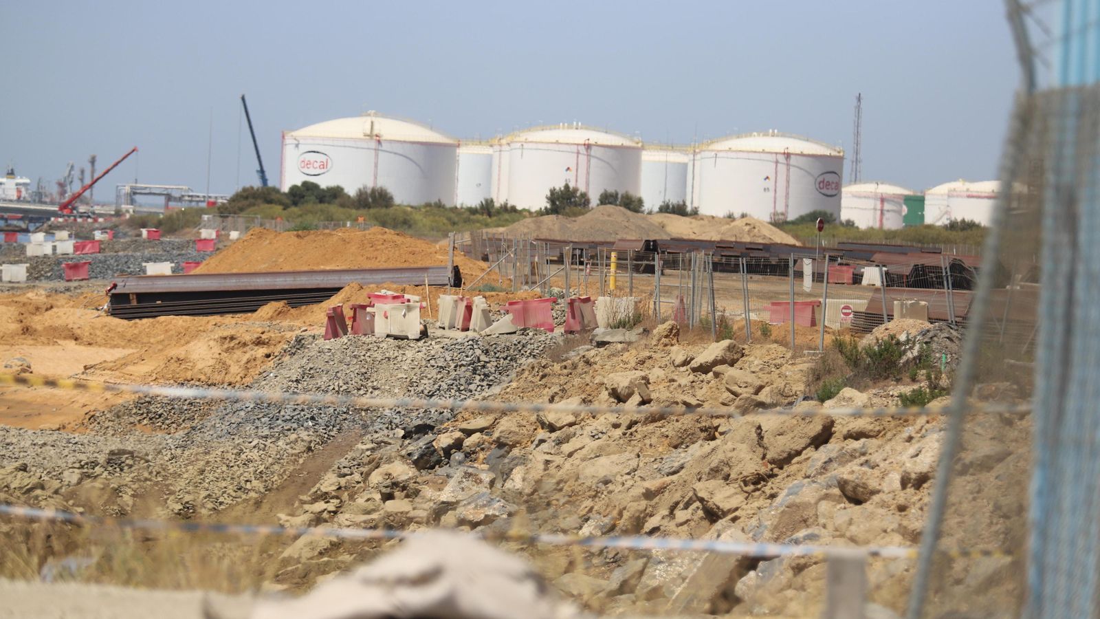 La ampliación de la línea de atraque creará una nueva superficie en el Puerto onubense.