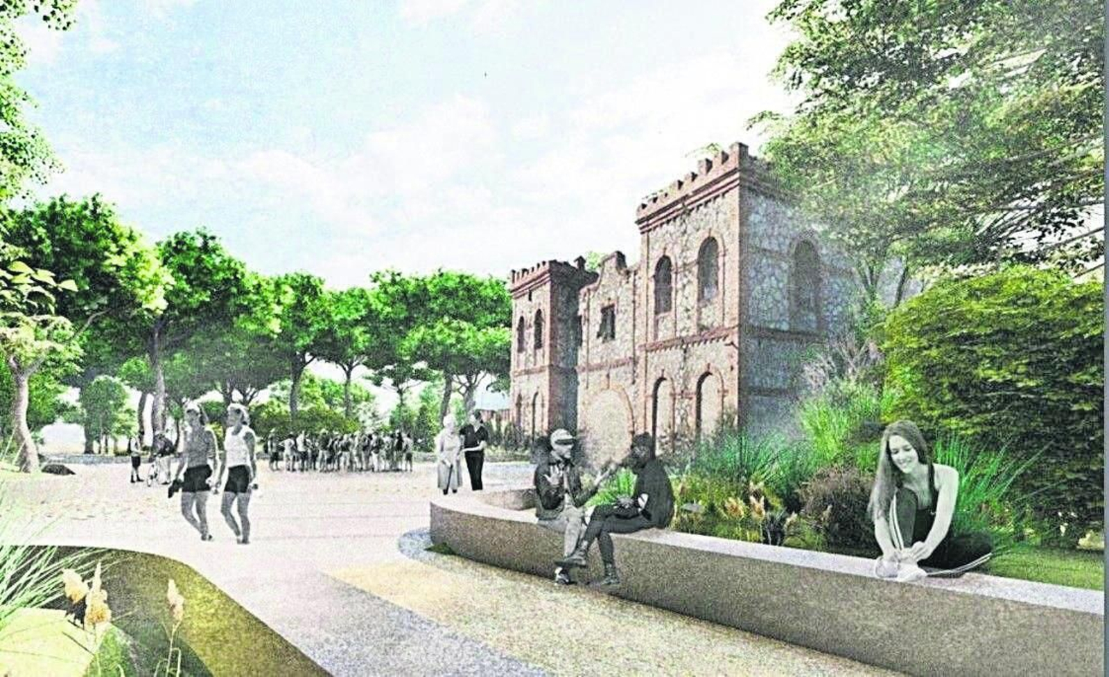 Entorno donde se creará un parque de 273.000 metros cuadrados.