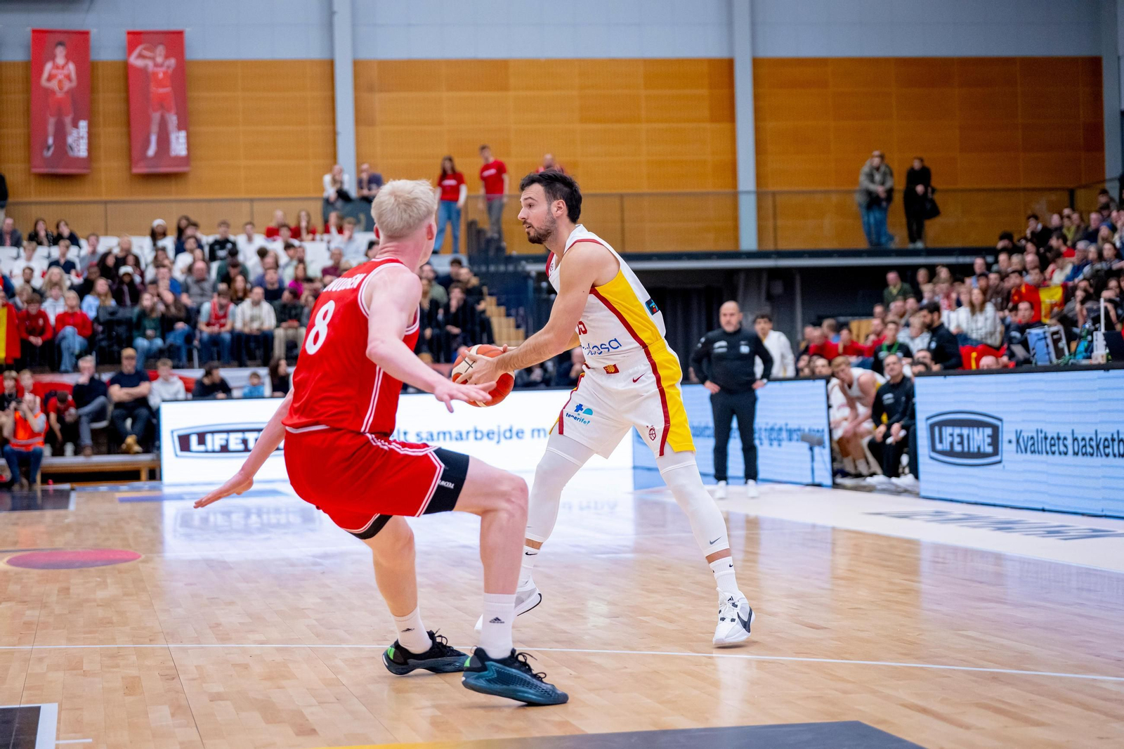 Las mejores fotos del Dinamarca-España de baloncesto