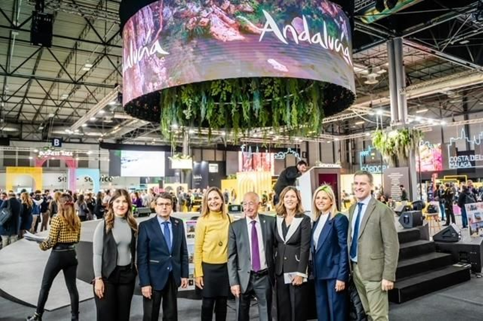 Gabriel Amat ha encabezado la comitiva roquetera en el madrileño Palacio de IFEMA.