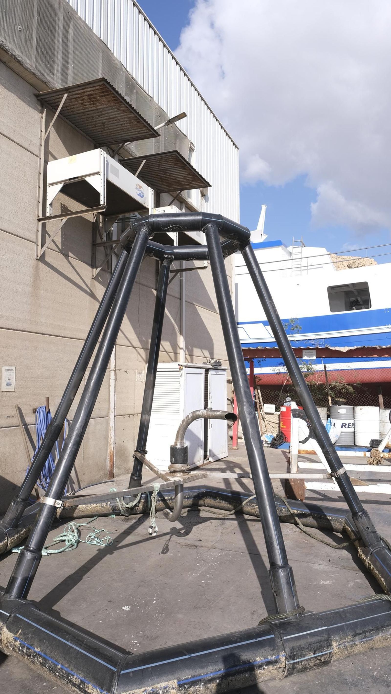 La piscifactoría de El Cañarete, en imágenes
