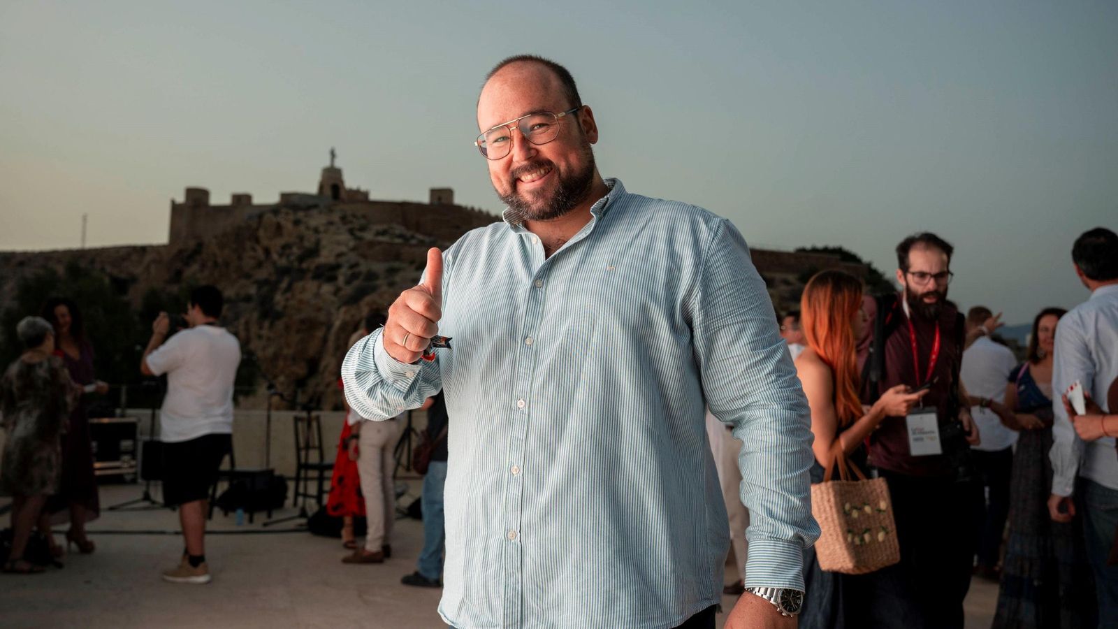 Vicente Martínez, pregonero de la Feria de Almería 2025.