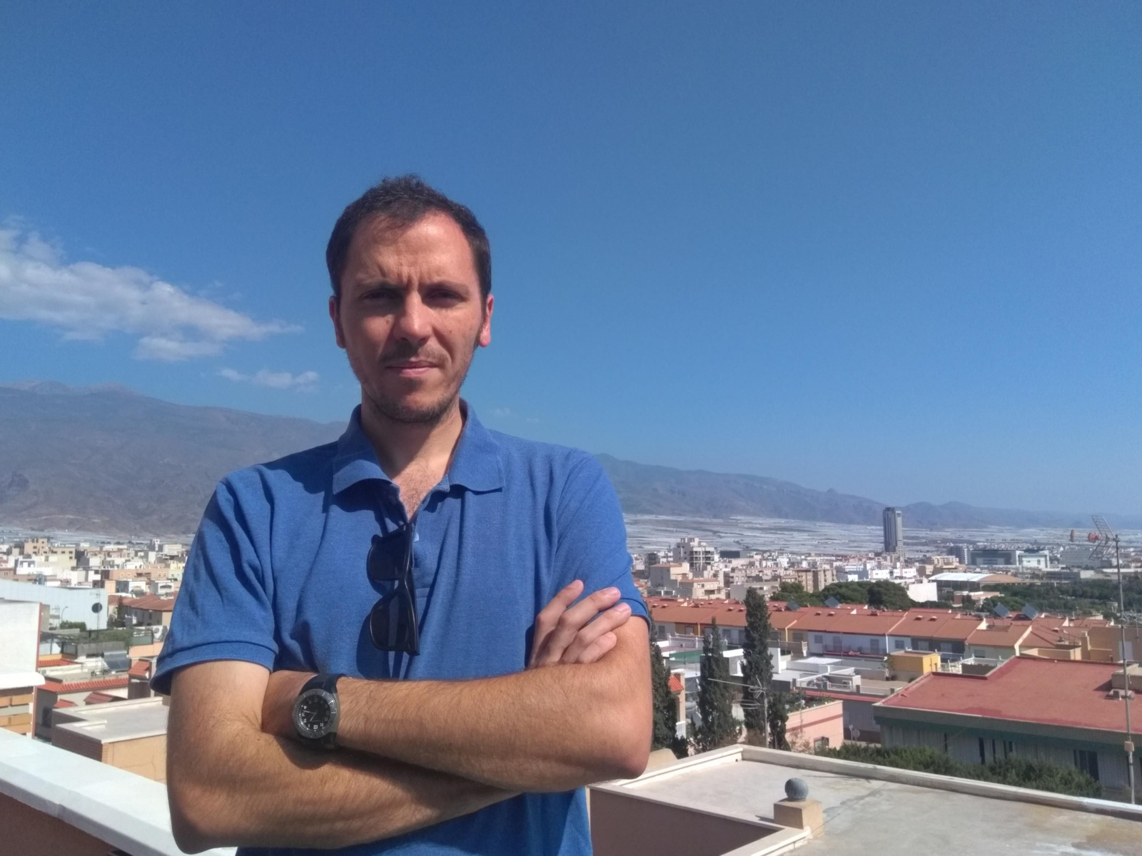 Manuel Valverde, director general de Agrowing Data, cuya sede se encuentra en el Puerto de Almería.