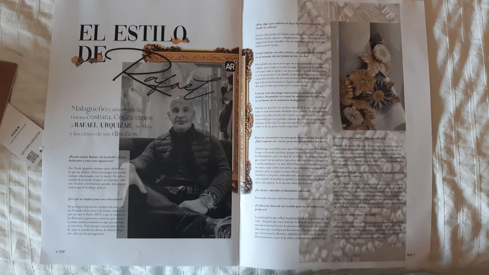 Entrevista con el diseñador Rafael Urquízar, parte del proyecto de Marina Torres.