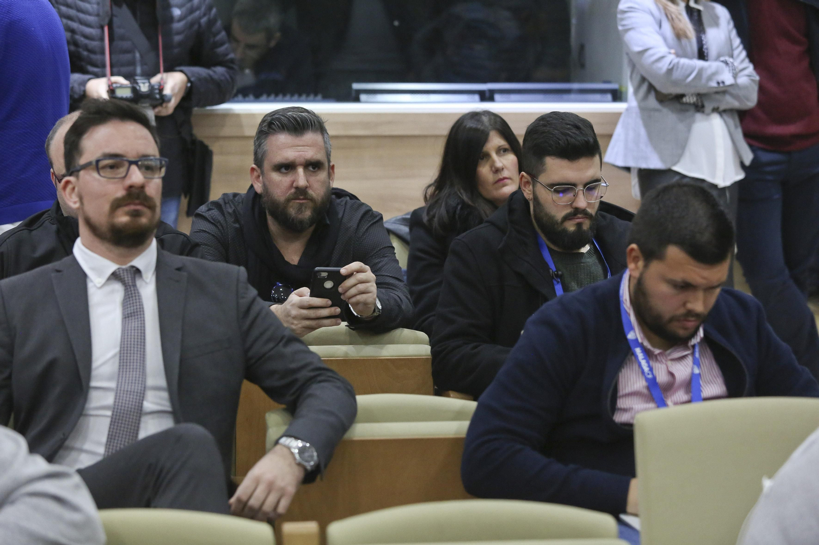 La rueda de prensa de Richard Shaheen, en fotos