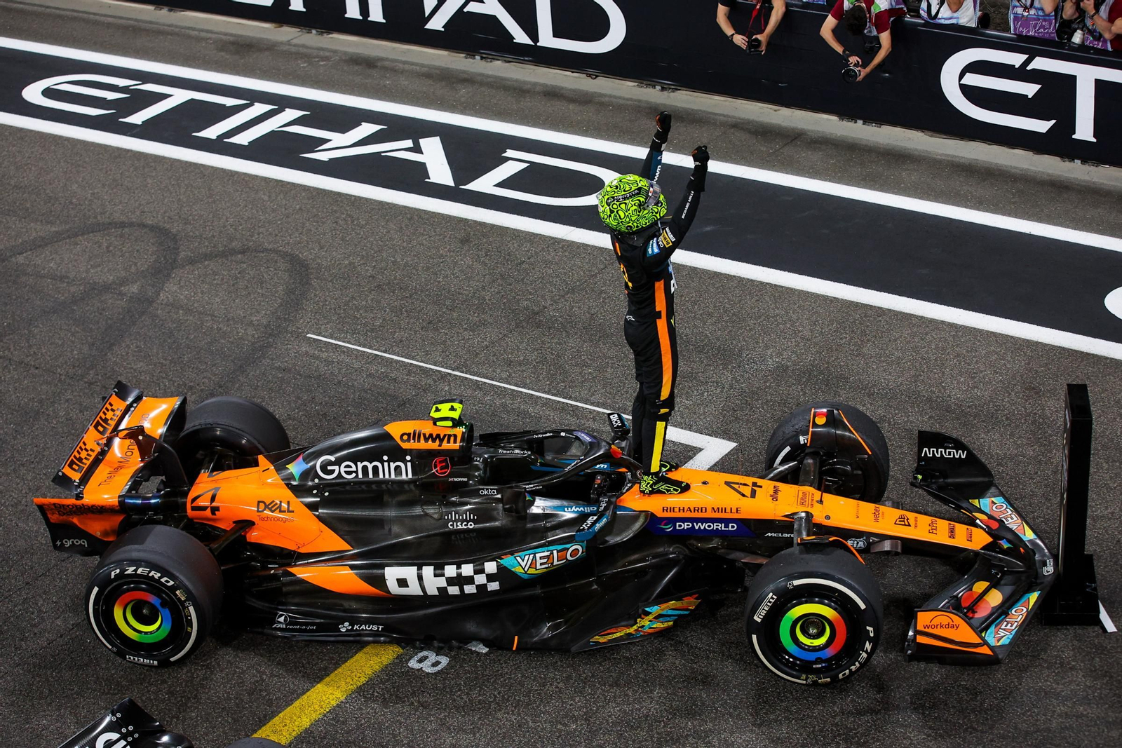 Las fotos del título mundial de Lando Norris en la Fórmula 1