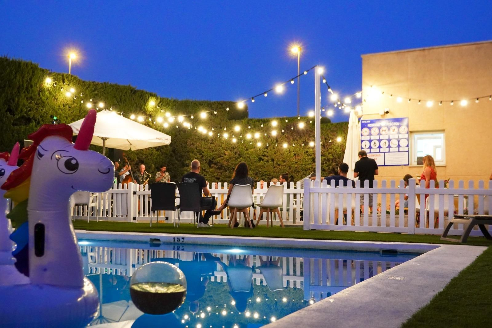 Terraza del Hotel Ibis Jerez.