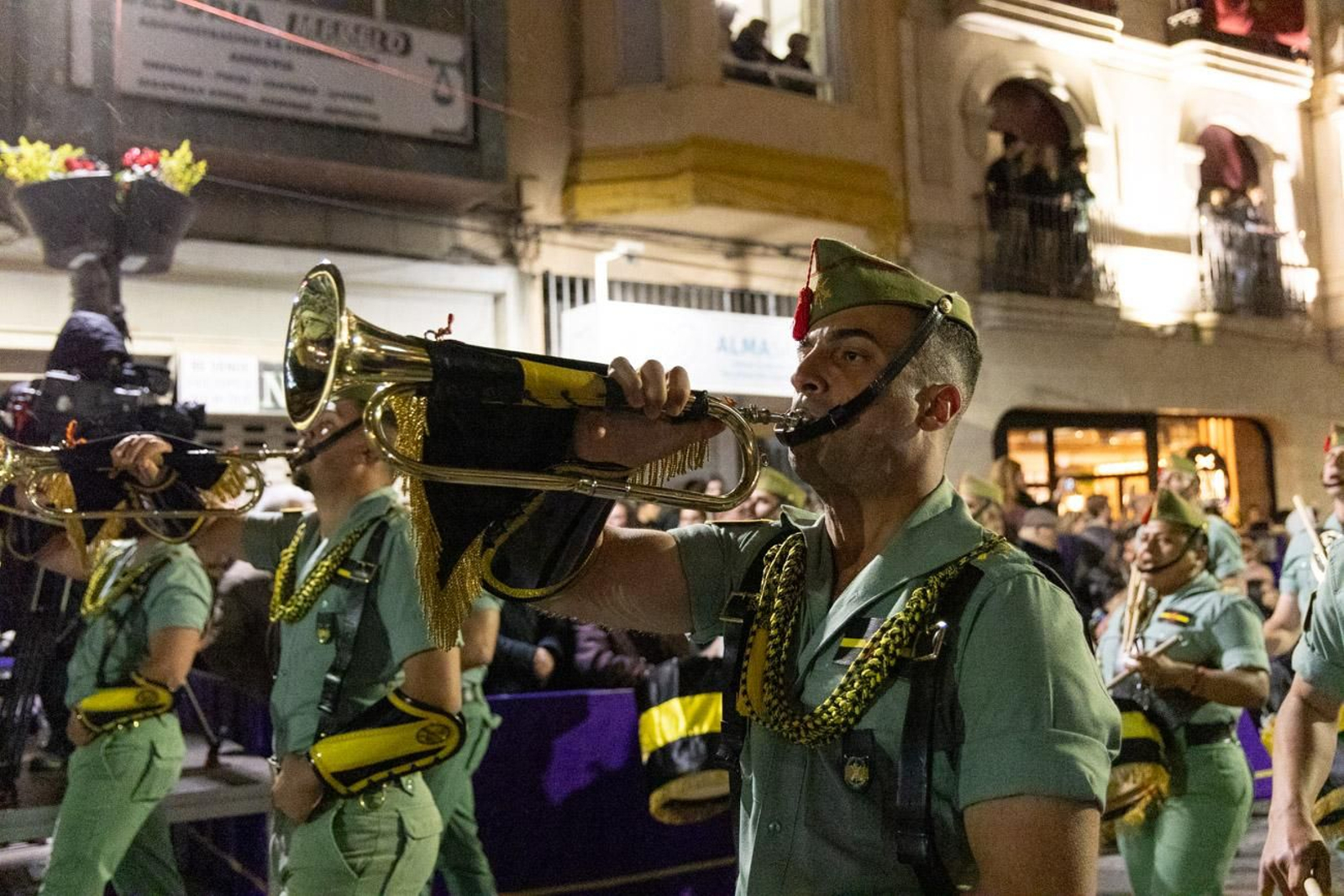 La Legión y el Cristo de la Buena Muerte es uno de los binomios de la Semana Santa.