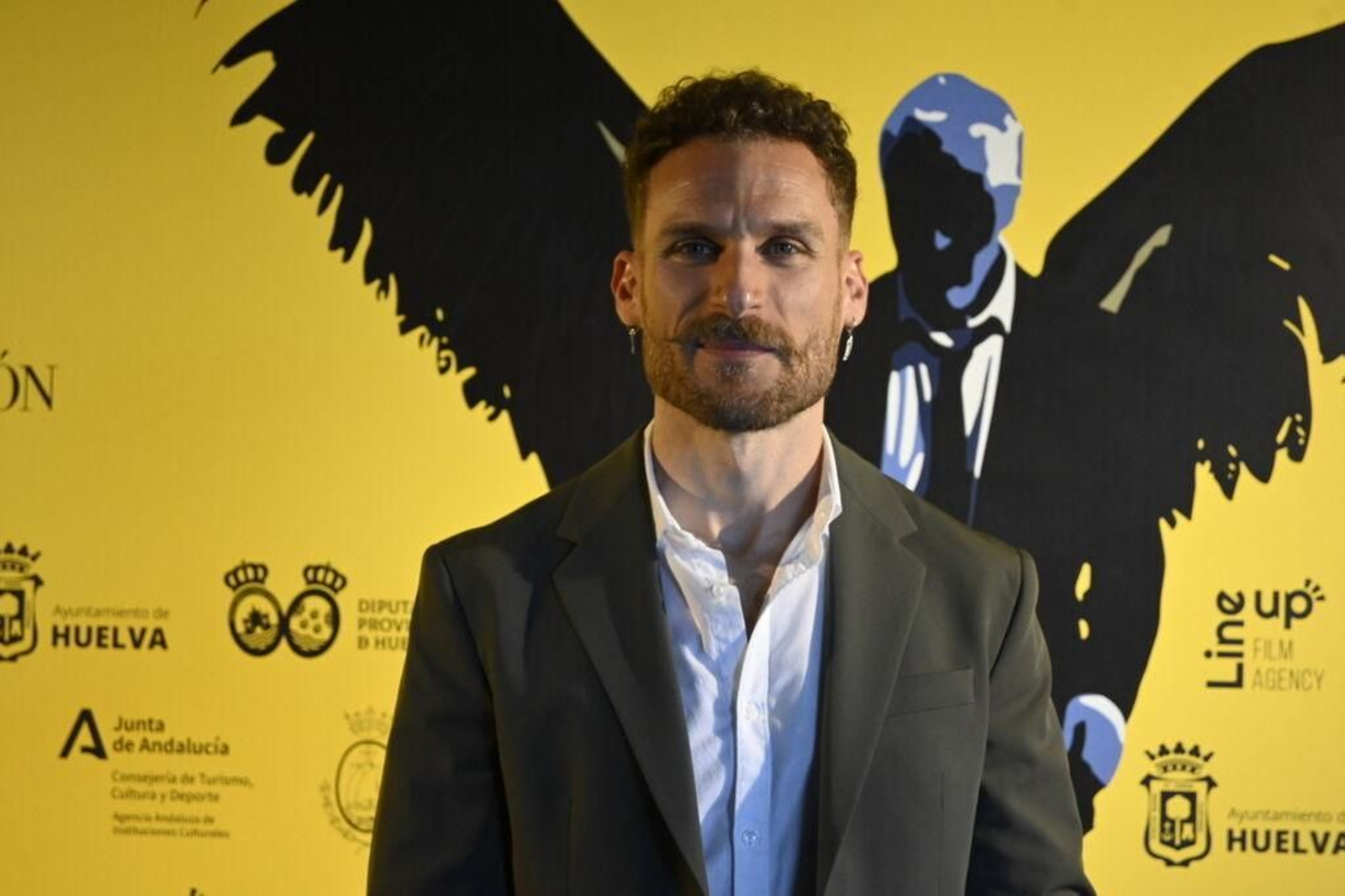 Elías Pérez, en el estreno del Cortometraje Carroña.